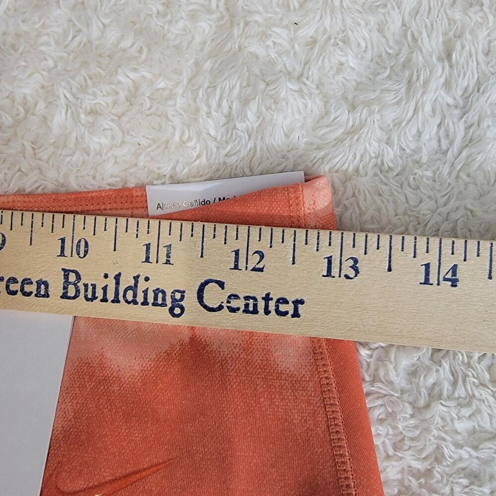 NWT‎ Nike One Luxe Tight Fit Mid Rise Bike Training Shorts 7" Orange  Ombre Sz M - Picture 11 of 14